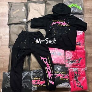 Black SP5DER SET (M)